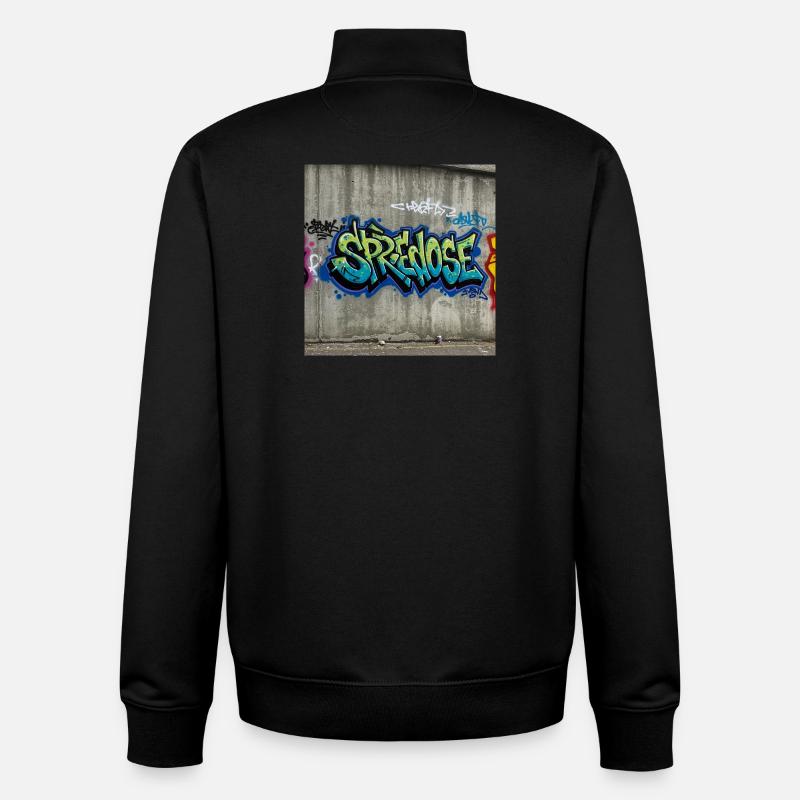 Graffiti Expression T-Shirt - Unisex Organic Zip Sweatshirt von Stanley/Stella - Schwarz