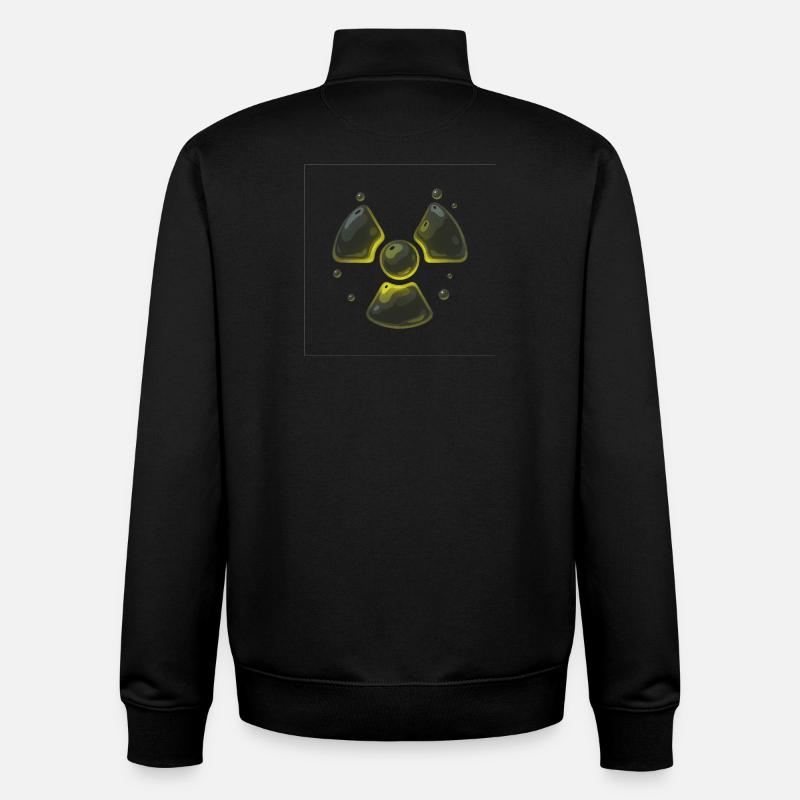 Radioactive - Unisex Organic Zip Sweatshirt von Stanley/Stella - Schwarz