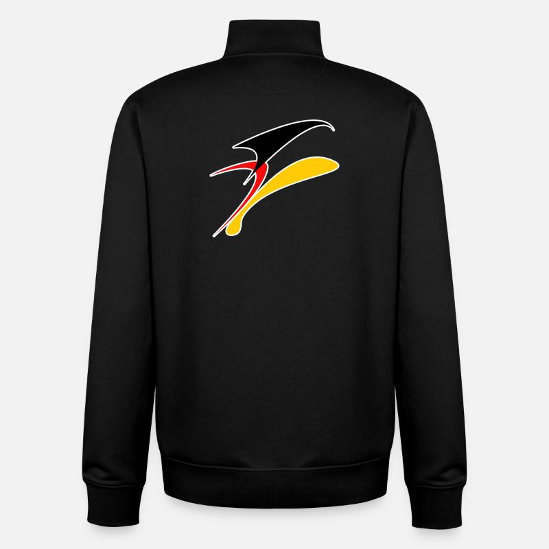 DL9 - Sweat zippé unisexe en coton bio Stanley/Stella - noir