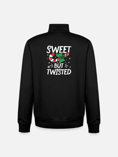 Sweet but twisted - Unisex Organic Zip Sweatshirt von Stanley/Stella - Schwarz