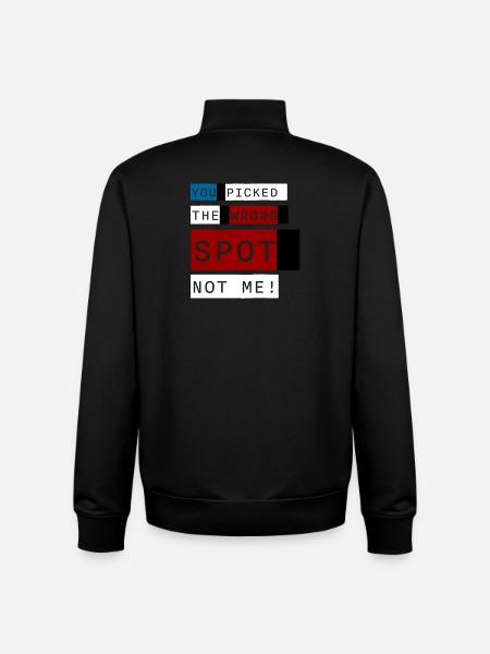Wrong Spot – Concert Edition - Unisex Organic Zip Sweatshirt by Stanley/Stella - black
