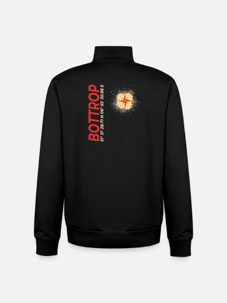 Bottrop - Unisex Organic Zip Sweatshirt von Stanley/Stella - Schwarz