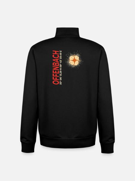 Offenbach - Unisex Organic Zip Sweatshirt von Stanley/Stella - Schwarz