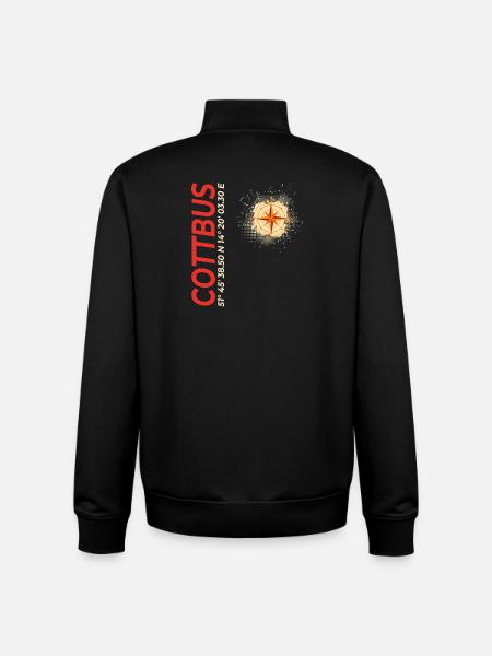 Cottbus - Unisex Organic Zip Sweatshirt von Stanley/Stella - Schwarz