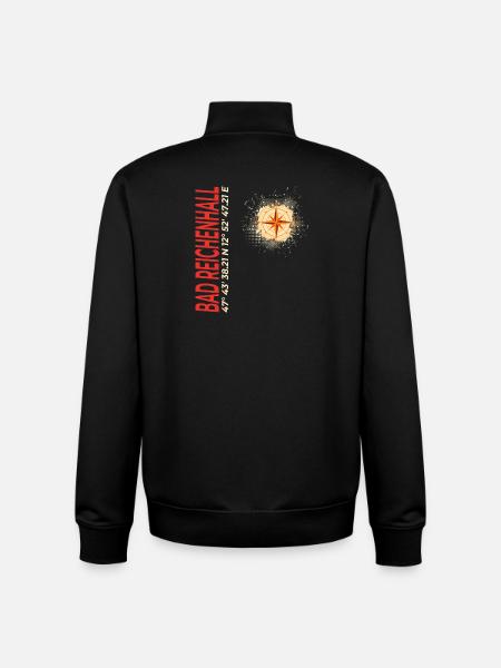 Bad Reichenhall - Unisex Organic Zip Sweatshirt von Stanley/Stella - Schwarz