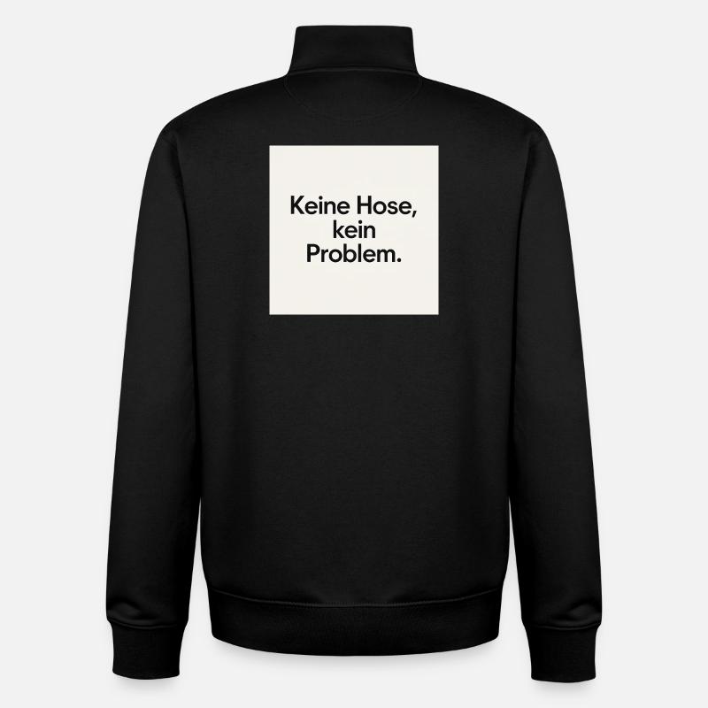 JensJensen - Sweat zippé unisexe en coton bio Stanley/Stella - noir