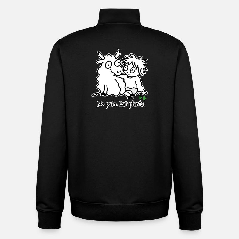 Esse Pflanzen - Unisex Organic Zip Sweatshirt von Stanley/Stella - Schwarz