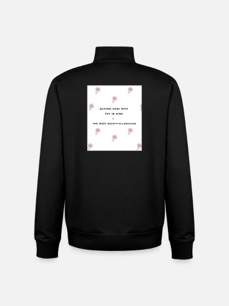 Love 12 - Unisex Organic Zip Sweatshirt by Stanley/Stella - black