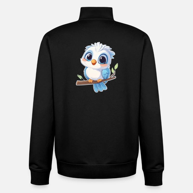 Kakadu - Unisex Organic Zip Sweatshirt von Stanley/Stella - Schwarz