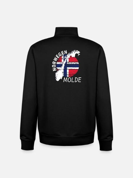 Molde - Unisex Organic Zip Sweatshirt von Stanley/Stella - Schwarz