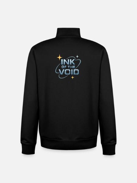 Ink of the Void – Chrome - Unisex Organic Zip Sweatshirt by Stanley/Stella - black
