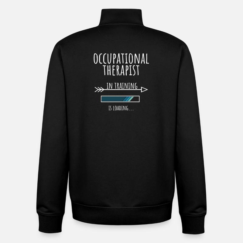 Don Profession Formation Ergothérapeute - Sweat zippé unisexe en coton bio Stanley/Stella - noir