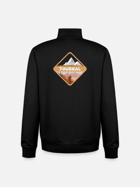Toubkal - Unisex Organic Zip Sweatshirt von Stanley/Stella - Schwarz
