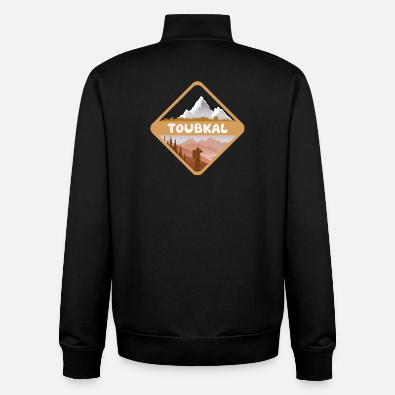 Toubkal - Unisex Organic Zip Sweatshirt by Stanley/Stella - black