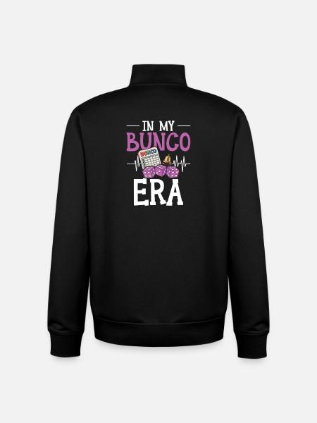 In My Bunco Era - Unisex Organic Zip Sweatshirt by Stanley/Stella - black