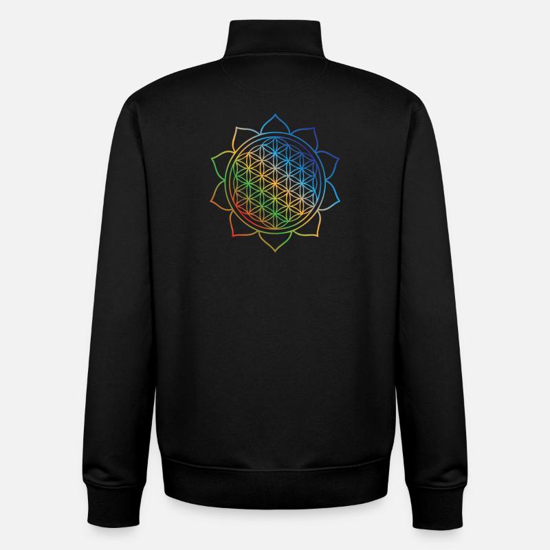 Pleine conscience Affirmation Conscience du psychologique - Sweat zippé unisexe en coton bio Stanley/Stella - noir