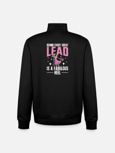 Ballroom dancing Waltz dancing Tango dancing - Unisex Organic Zip Sweatshirt by Stanley/Stella - black