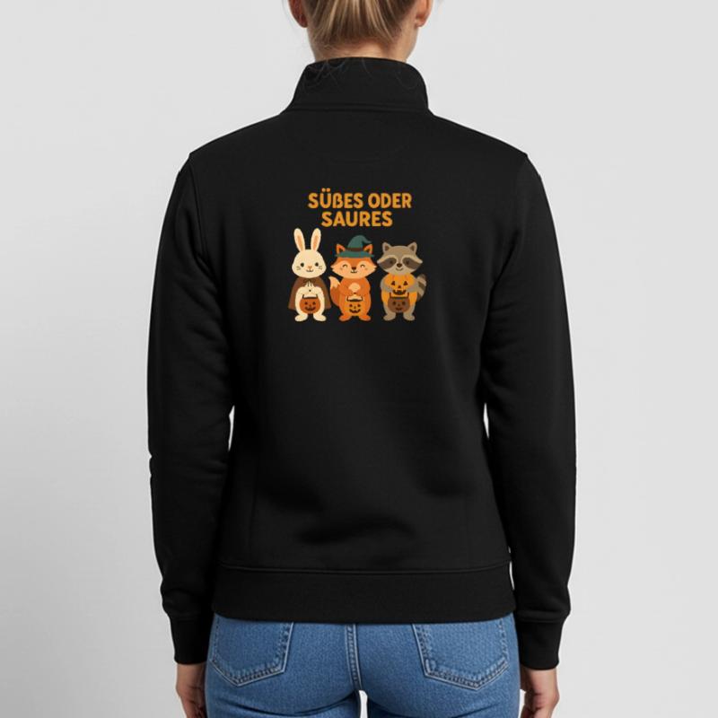 Süßes oder Saures - Waldtiere Unisex Organic Zip Sweatshirt von Stanley/Stella