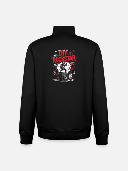 Karaoke Karaoke Singers - Unisex Organic Zip Sweatshirt by Stanley/Stella - black