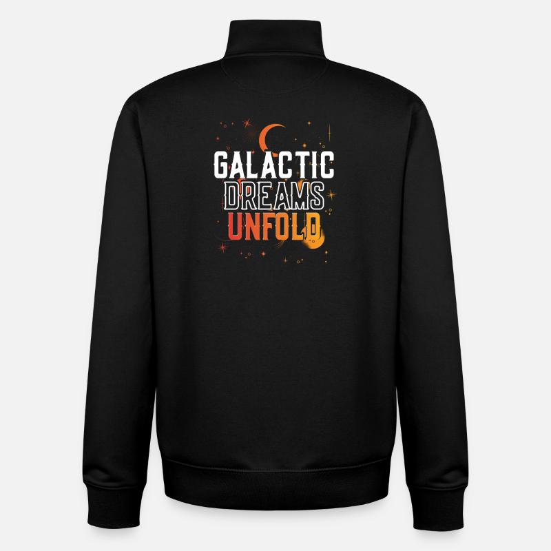 Astronom Sterngucker Stargazer - Unisex Organic Zip Sweatshirt von Stanley/Stella - Schwarz