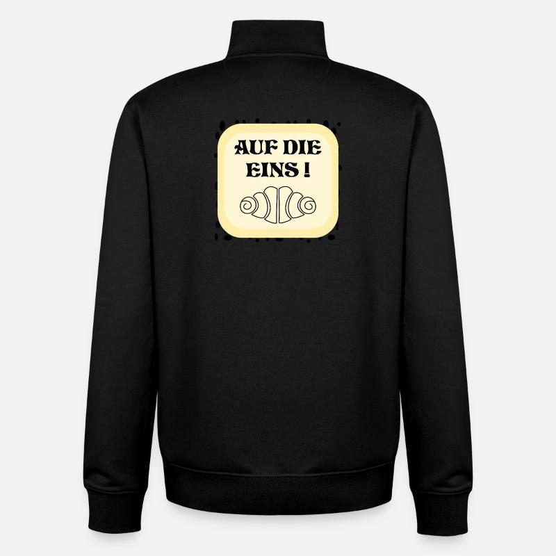 HAMBURG FRANZBRÖTCHEN EINS - Unisex Organic Zip Sweatshirt von Stanley/Stella - Schwarz