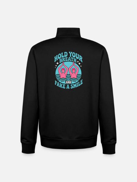 Synchronschwimmen Kunstschwimmen Wassersport - Unisex Organic Zip Sweatshirt von Stanley/Stella - Schwarz