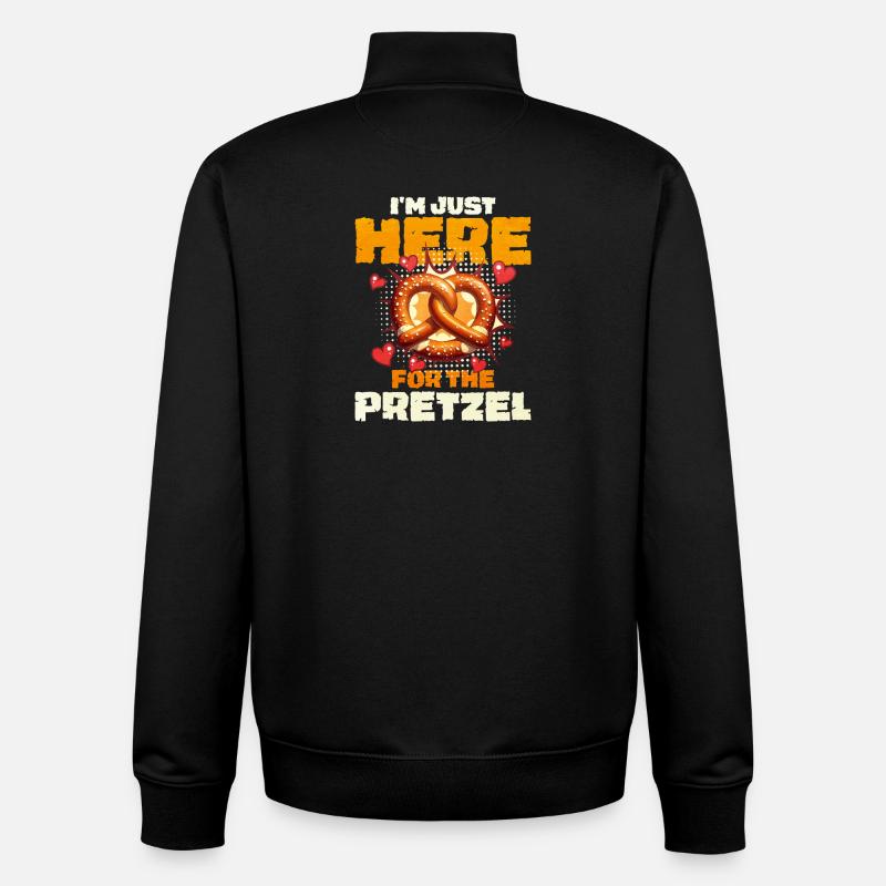 Bretzel - Unisex Organic Zip Sweatshirt von Stanley/Stella - Schwarz