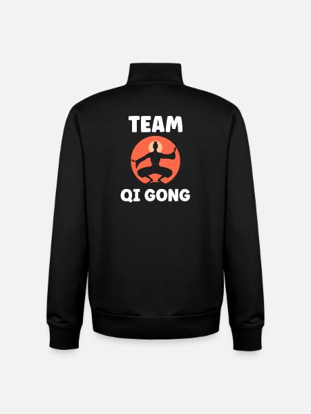 Yoga Qi Gong Group - Unisex Organic Zip Sweatshirt by Stanley/Stella - black