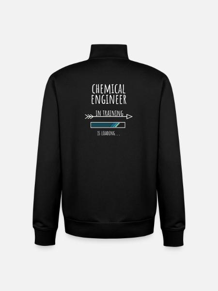 Gift Profession Education Chemical Engineer - Unisex Organic Zip Sweatshirt by Stanley/Stella - black