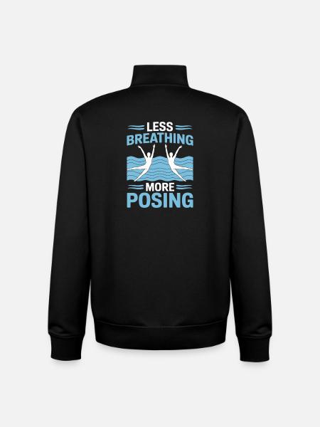Synchronschwimmen Kunstschwimmen Wassersport - Unisex Organic Zip Sweatshirt von Stanley/Stella - Schwarz