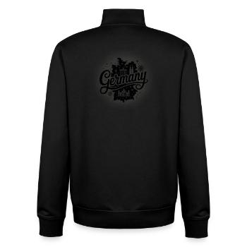 Deutschland - Souvenir-Design - Unisex Organic Zip Sweatshirt von Stanley/Stella - Schwarz - Hinten - AI Model Male 185 light (185cm)