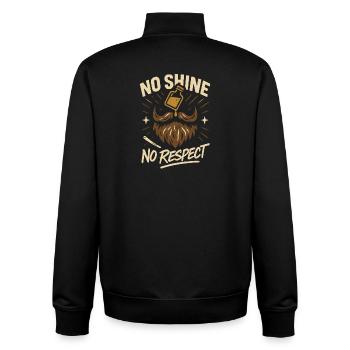 Bartöl Pflege Humor Gepflegter Lebensstil - Unisex Organic Zip Sweatshirt von Stanley/Stella - Schwarz - Hinten - AI Model Male 185 light (185cm)