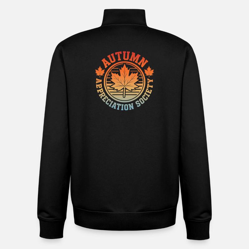 Herbst-Anerkennungsgesellschaft Herbsternte Herbst - Unisex Organic Zip Sweatshirt von Stanley/Stella - Schwarz