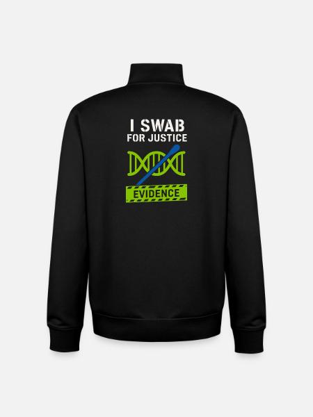 Forensic Chemist Crime Lab Toxicology - Unisex Organic Zip Sweatshirt by Stanley/Stella - black