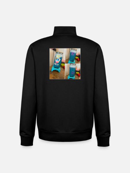 Glitzerbecher - Unisex Organic Zip Sweatshirt von Stanley/Stella - Schwarz