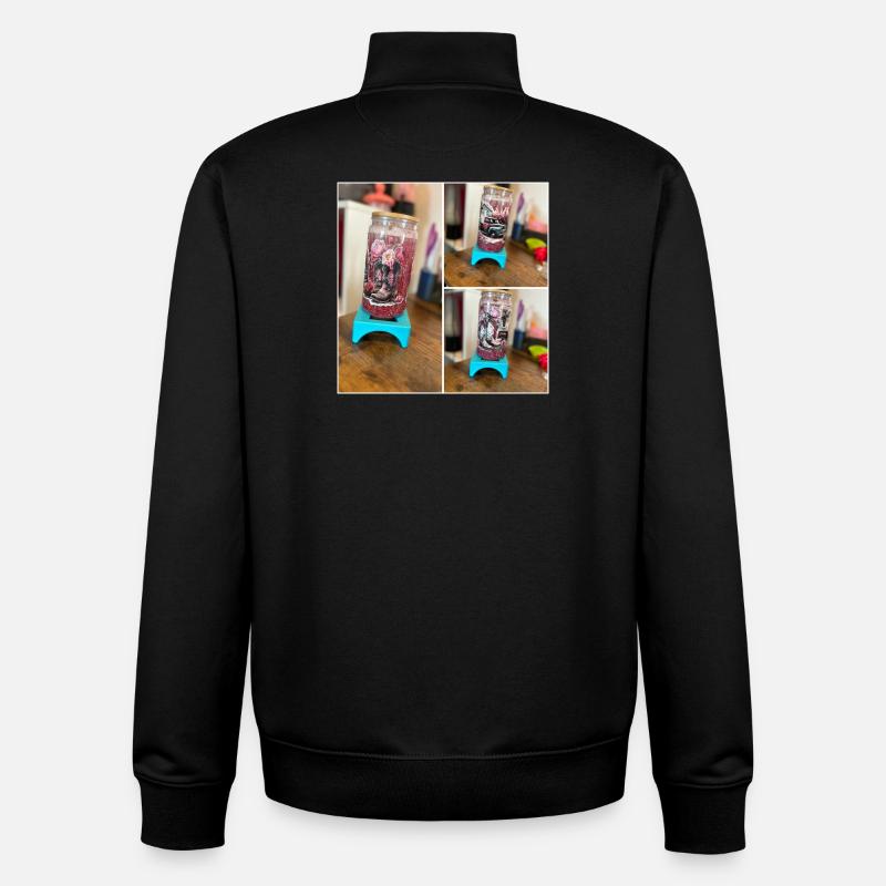 Glitzerbecher - Unisex Organic Zip Sweatshirt von Stanley/Stella - Schwarz