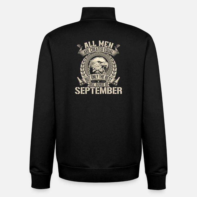 September Eagle Unity Design - Unisex Organic Zip Sweatshirt von Stanley/Stella - Schwarz