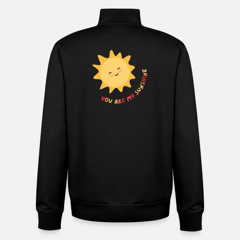 Mon rayon de soleil - Sweat zippé unisexe en coton bio Stanley/Stella - noir