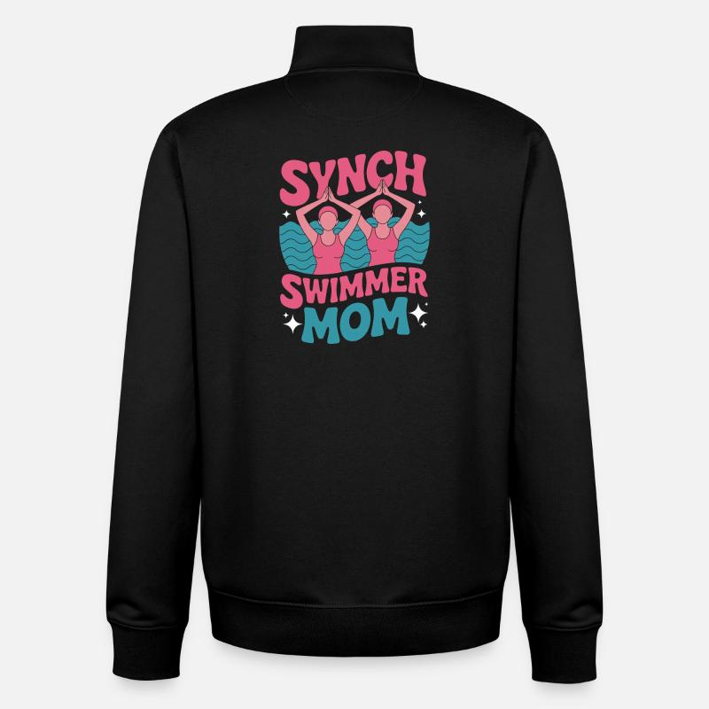 Synchronschwimmen Kunstschwimmen Wassersport - Unisex Organic Zip Sweatshirt von Stanley/Stella - Schwarz