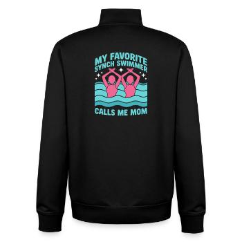 Synchronschwimmen Kunstschwimmen Wassersport - Unisex Organic Zip Sweatshirt von Stanley/Stella - Schwarz - Hinten - AI Model Male 185 light (185cm)