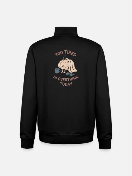 Future psychologist diagnose me - Unisex Organic Zip Sweatshirt by Stanley/Stella - black