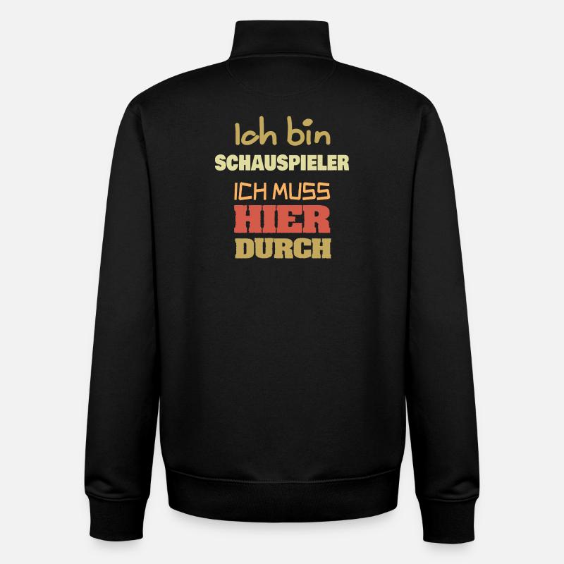 Beruf Schauspieler - Unisex Organic Zip Sweatshirt von Stanley/Stella - Schwarz