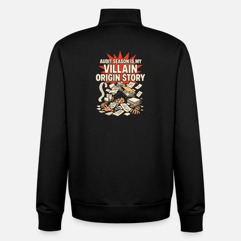 Buchhaltungsstudent Cpa Im Training Excel -witze - Unisex Organic Zip Sweatshirt von Stanley/Stella - Schwarz