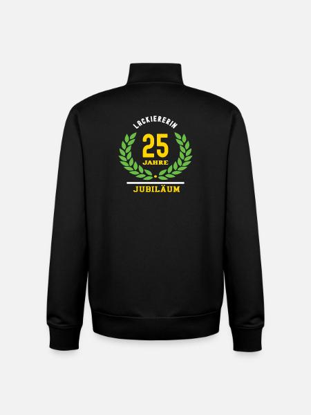 Painter Anniversary 25 Years 25th Anniversary - Unisex Organic Zip Sweatshirt by Stanley/Stella - black