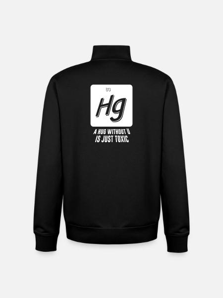 Chemistry Chemist Chemistry Teacher Funny Science - Unisex Organic Zip Sweatshirt by Stanley/Stella - black