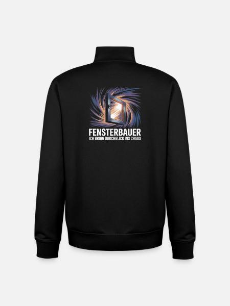 Fensterbauer - Unisex Organic Zip Sweatshirt von Stanley/Stella - Schwarz