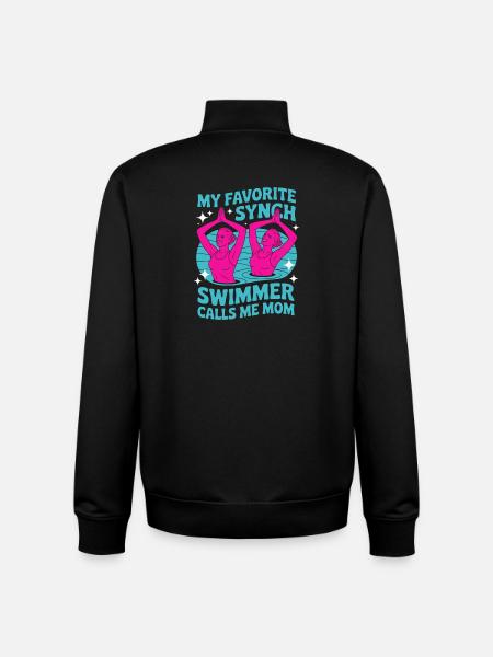 Synchronschwimmen Kunstschwimmen Wassersport - Unisex Organic Zip Sweatshirt von Stanley/Stella - Schwarz