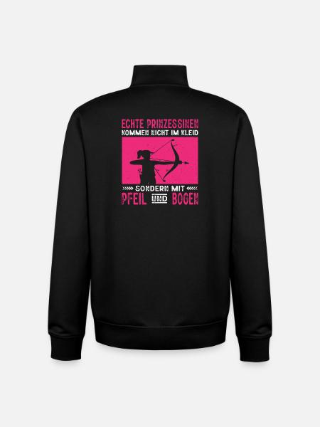 Archery Gifts Archer Archery - Unisex Organic Zip Sweatshirt by Stanley/Stella - black