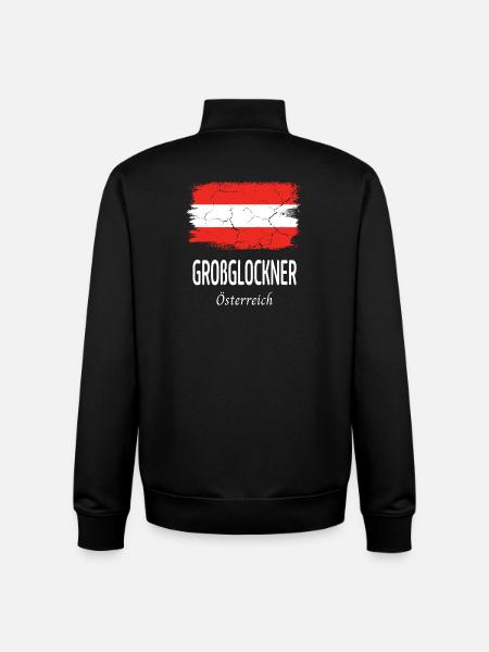Großglockner - Unisex Organic Zip Sweatshirt von Stanley/Stella - Schwarz