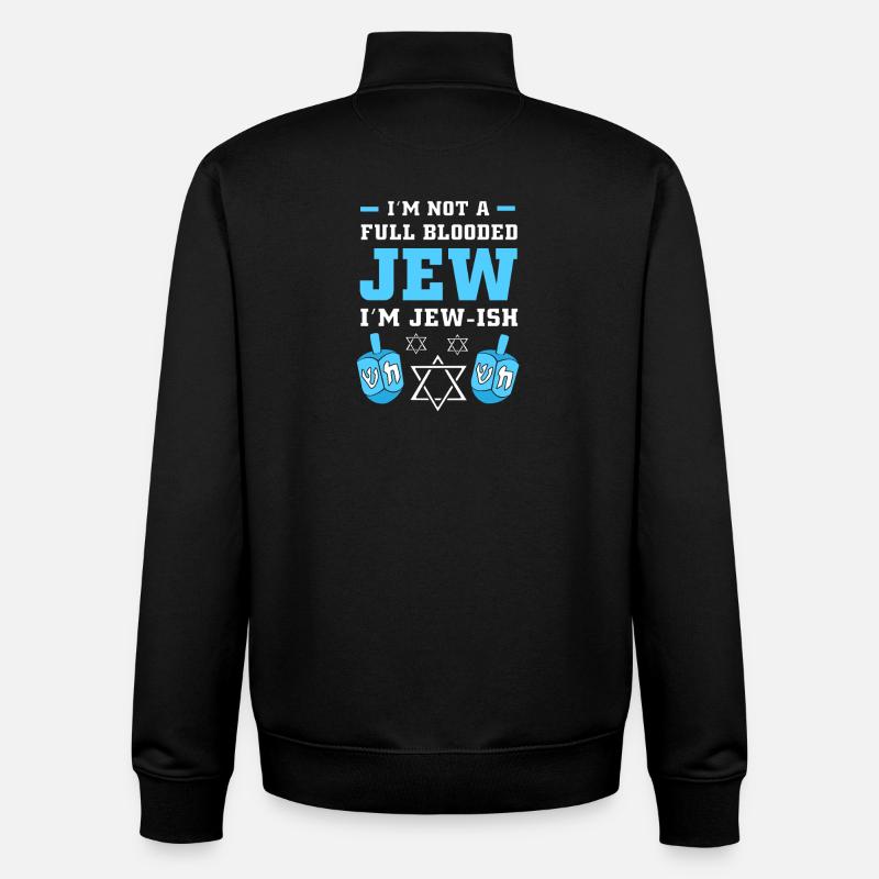 Hanukah Hanukkah Chanukkah - Unisex Organic Zip Sweatshirt von Stanley/Stella - Schwarz